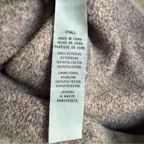 Thread supply women’s cranberry Quarter-Zip sweatshirt kangaroo pocket S - Picture 8 of 9